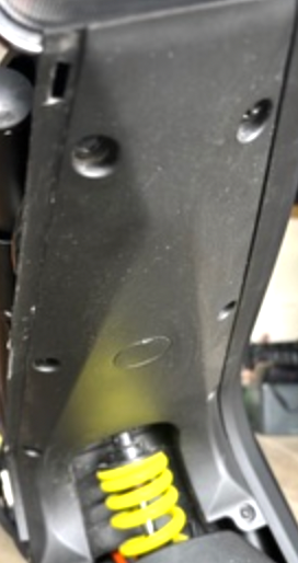 Rear fender front section Assy.